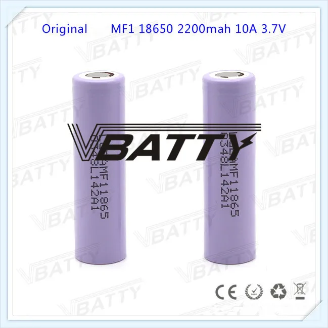 Mf1 Battery Icr18650 for LG Mf1 3.7v 2200mah 18650 Li ion