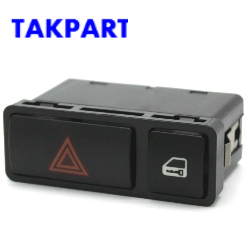 TAKPART Hazard Warning Light Emergency Flasher Switch For BMW 3 Series