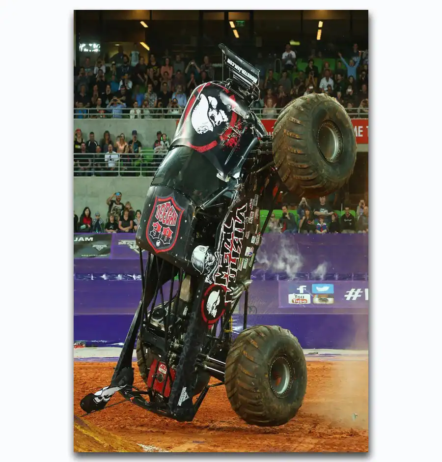 Mq1030 Metal Mulisha Monster Jam Car Racing Cool Hot New Art