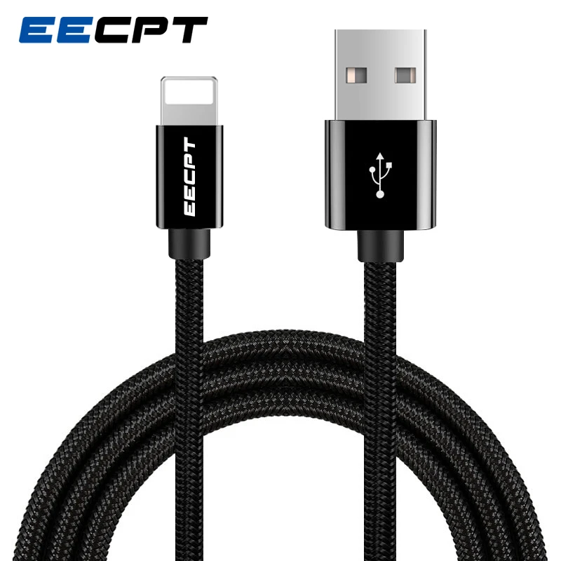 

EECPT 2.4A USB Cable for iPhone XR X 7 Fast Charging Data Wire Phone Charger Cable for iPhone XS 8 7 6S 6 Plus SE 5S 5 iPad Cord