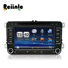 Beiinle for VW Golf Polo Passat Bora Tiguan Touran DVD GPS Radio Stereo Player Car 2 Din
