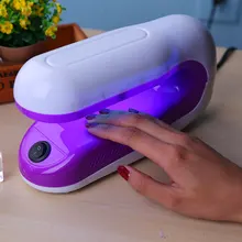 Beauty Nail Care 9W Mini LED UV Lamp for Nails Rotable Phototherapy Nail Dryer Manicure Curing Nail Polish Gel With EU Plug