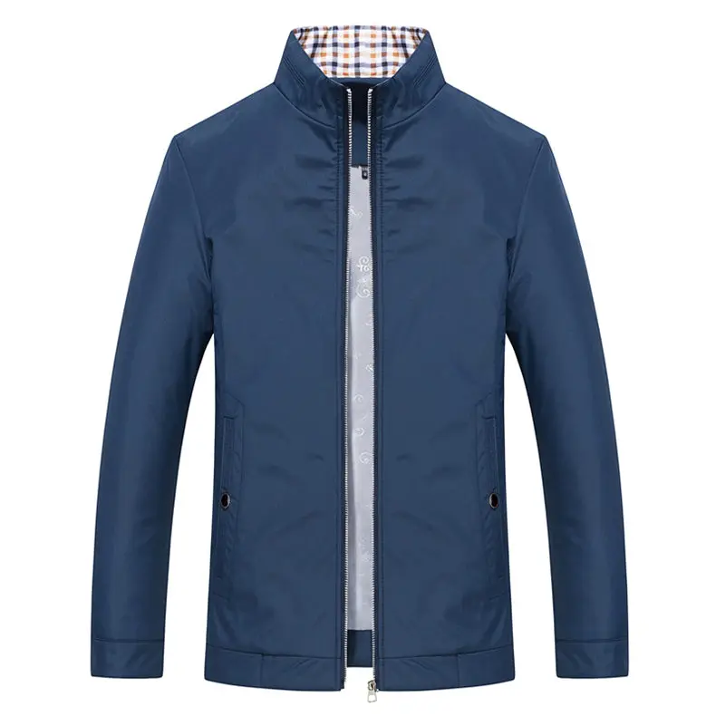 4XL Autumn Jacket Men Stand Collar Spring Business Male Jackets Coat Man jacket Plus Size Brands Shopping Week Clothing DropShip 10