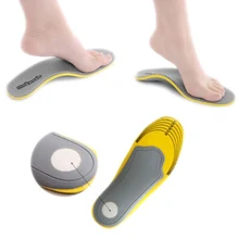 Премиум 1 пара ортопедическая спортивная обувь стельки 3D памяти хлопок вставка Высокая арочная опорная площадка пятки подушки подушечки для расслабления ног