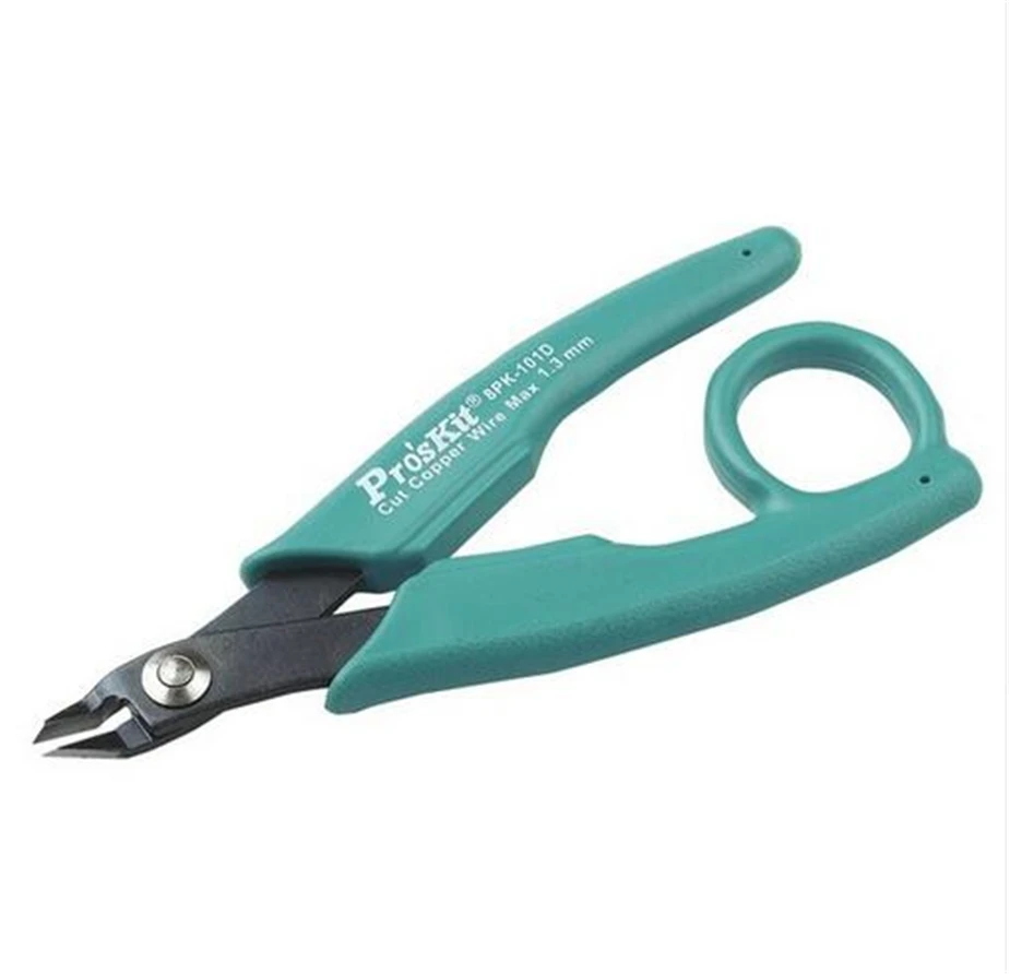 

2017 high quality ProsKit 8pk-101d-micro Cutting pliers (130mm), easy to cut 1.3mm Copper wire SIM card cutters Free Shipping