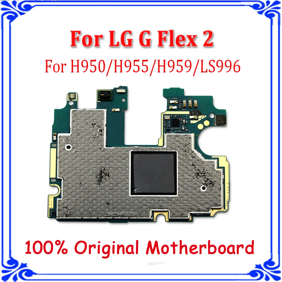Оригинальная разблокированная основная плата для LG G Flex 2 H950 H955 H959 LS996 материнская плата полная рабочая схема электронная пластина