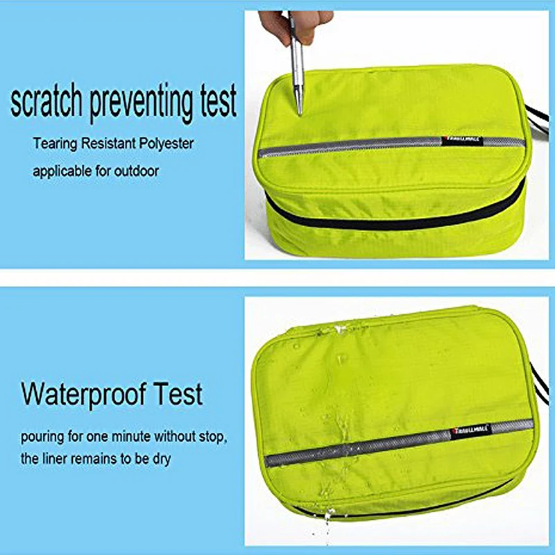 Kopen Waterdichte Multi functionele Compact Opknoping Cosmetische Reistas Toilettas Wash Bag Make Necessaire Organisator