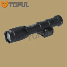 TGPUL M600 Series M600C мини-светильник для разведчика, тактический светодиодный светильник-вспышка, пистолет, светильник для охоты на открытом воздухе, 20 мм, пикатинный рельсовый светильник