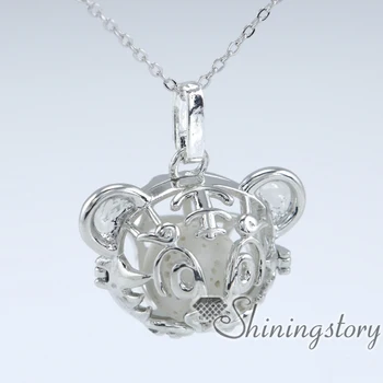 

essential oil diffuser locket wholesale pearl cage pendant lava stone aromatherapy jewelry diffusers wholesale aroma jewel locke