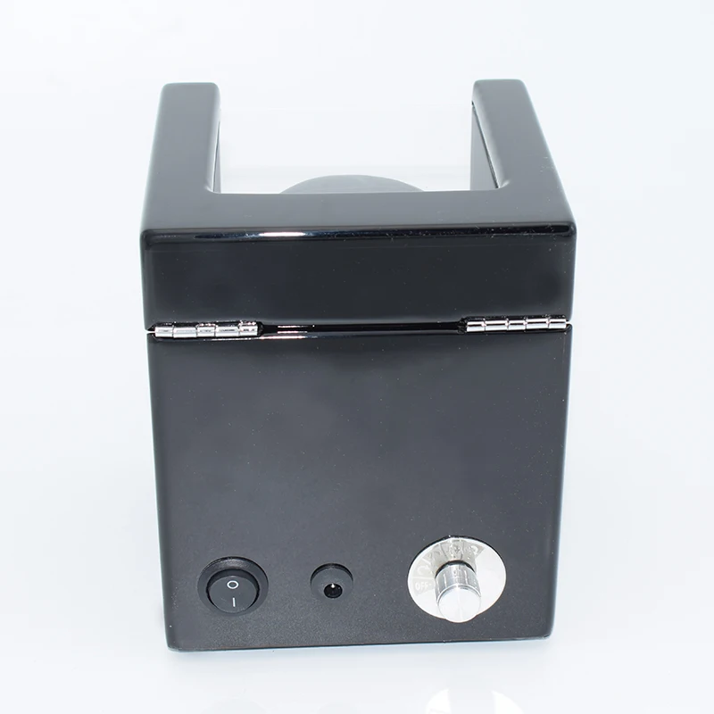 Черная деревянная краска внутренняя Pu с автоматическим заводом часов коробка машина Slient Japan mabuchi движение для брендовых часов дисплей и хранение