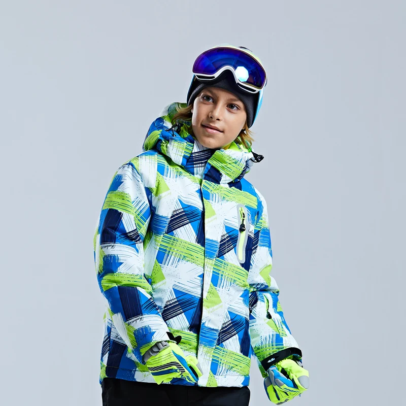 Kopen Kinderen Ski Jas Verdikte Jongen Outdoor Pak Warme en Koude proof Ski Jurk meisje Bergbeklimmen Jurk waterdichte Winter