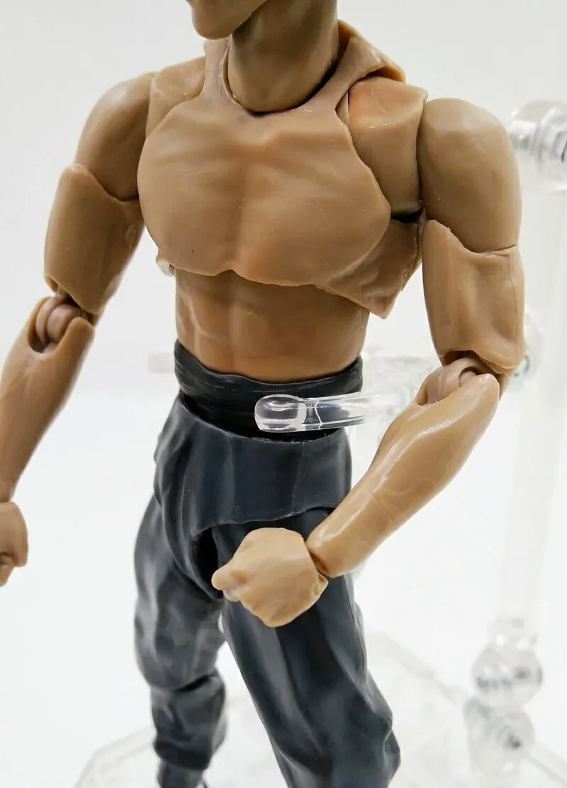 2 Type Bruce Lee Figure Variant SHF S.H.Figuarts With Nunchaku PVC Action Figures In Box (5)