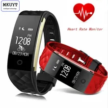 Mkuyt S2 Водонепроницаемый Smart пульсометр SmartBand Bluetooth Smart Браслет Шагомер Фитнес трекер Браслет