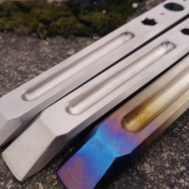 EDC Titanium TC4 124 мм Длина 74 толщина Prybar Cowbar Pry Bar 50 г с шестигранным гаечным ключом