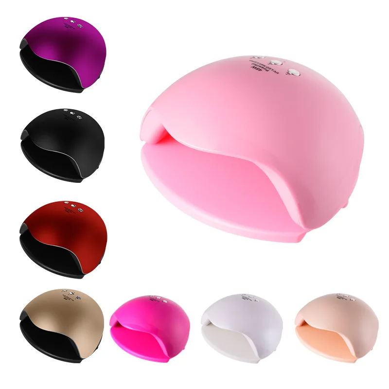 

48W LED UV Nail Lamp Dryer Built-in Fan Gel Curing Machine Nail Art Tool Infrared Auto-induction Time Setting 10s 30s 60s