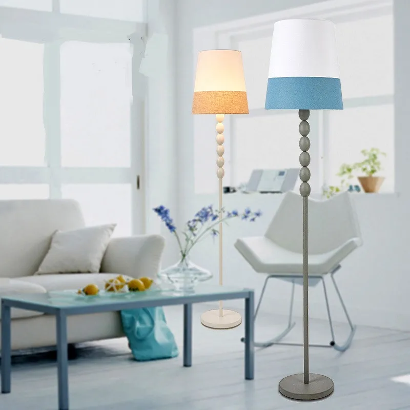 

Living room floor lamp study bedroom cloth art fashionable floor lights brief decorate Retro ground floor standard lamp ZA81045