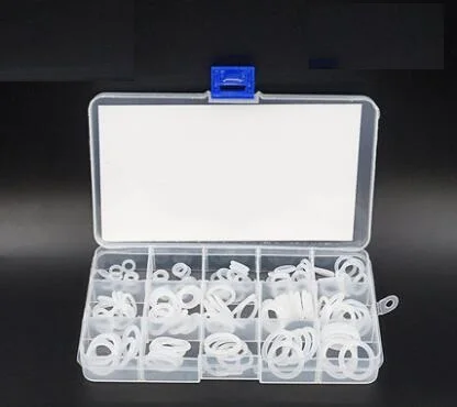 

Silicone Rubber O Ring O-Ring Washer Seals Watertightness Assortment Different Size With Plactic Box Kit