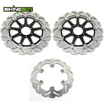 

BIKINGBOY Front Rear Brake Discs Rotors Disks FZR 1000 GENESIS 87 88 89 FZR1000 EXUP 90-95 94 93 XJR 1200 1995 96 97 XJR 1300 98