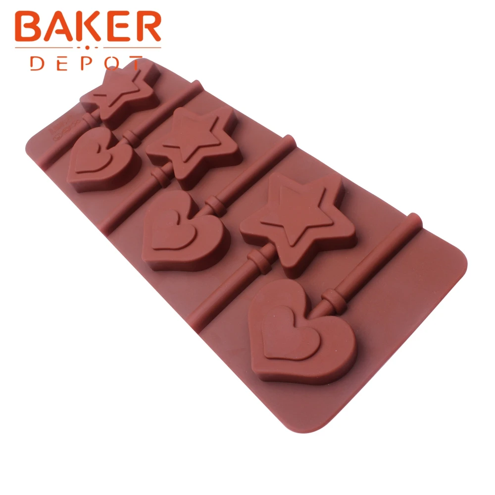 BAKER DEPOT, силиконовая форма для леденцов, для конфет, шоколада, круглая форма для выпечки тортов, форма для украшения, форма для выпечки, инструмент, медведь, формы для леденцов