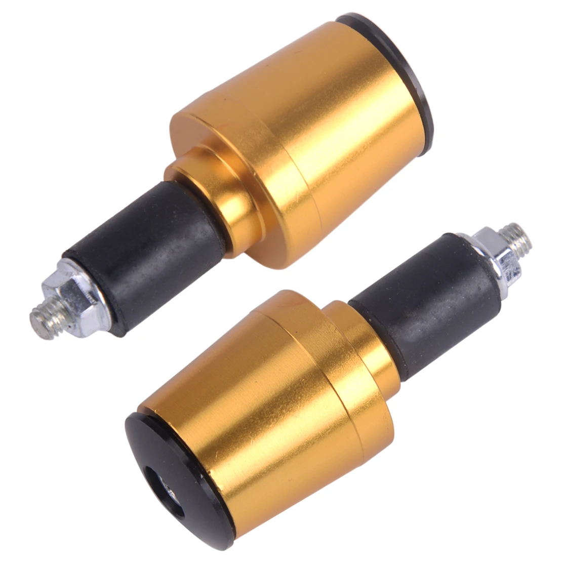 DWCX 2pcs CNC алюминиевая ручка руль акустическая система с цепным стопором заглушки аксессуары для мотоциклов