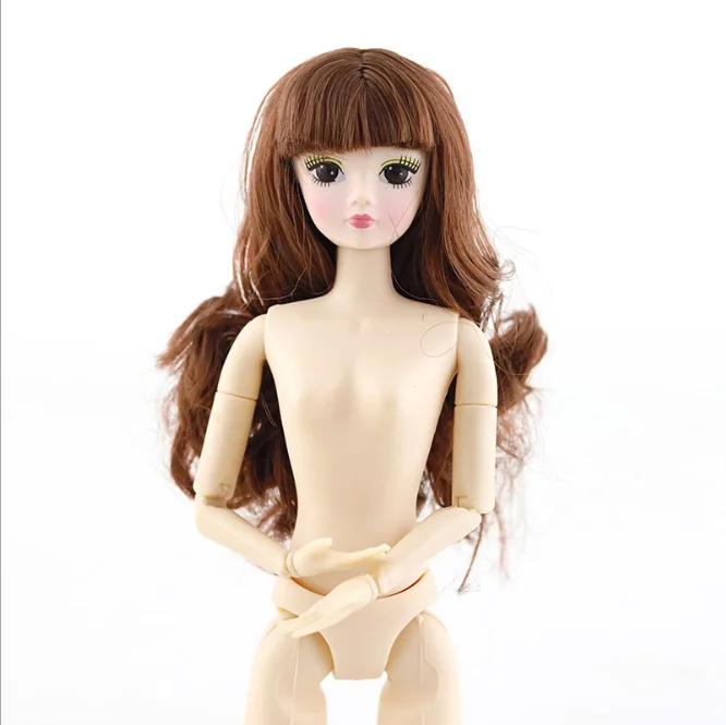 1/6 BJD кукла 3D глаза голова 20 подвижные швы женский голый обнаженный тело кукла модные куклы игрушки подарок для девочек