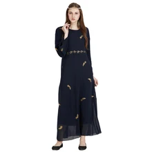 Malaysia Women Muslim Dress Abayas and Jilbabs Clothes Turkey Islamic Dresses Picture Womens Bronzing Long Clothing