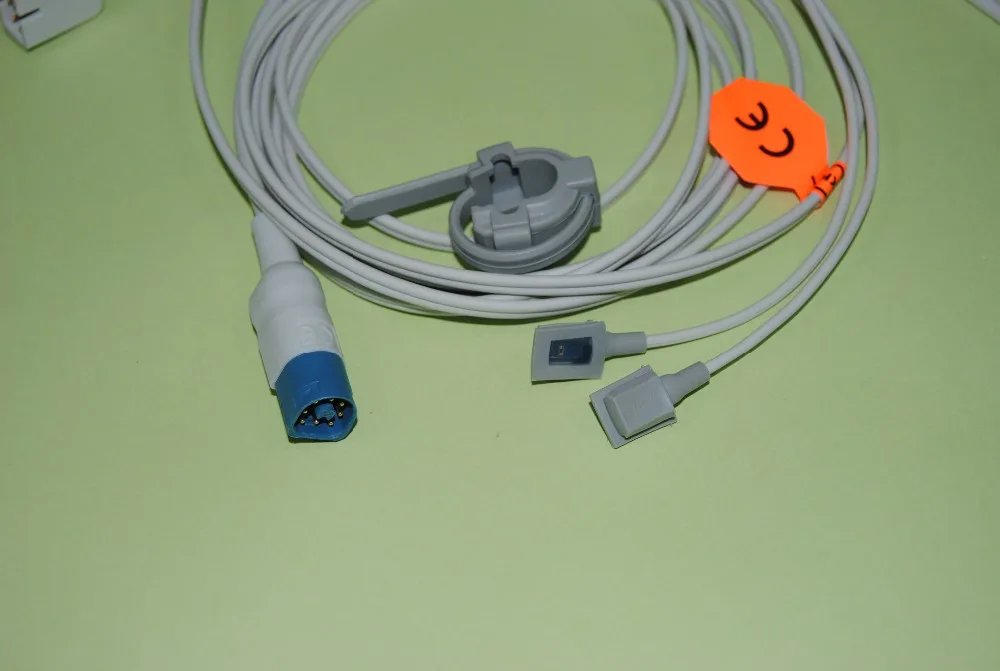 

Compatiable hp Philip*s Spo2 sensor , multi-site Y Spo2 Probe 3m/9ft (U810-91)