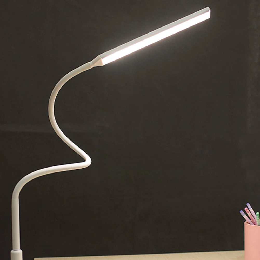  Table Clip Lamp Portable Long Arm Office USB Adjustable Eye Protection Desk Lamp Bedroom LED Light  - 33051391654