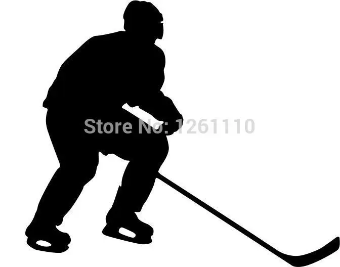 Sport Ice Hockey Player Graphic Decal Vinyl Sticker For Wall Window SUV Truck Car Bumper | Автомобили и мотоциклы