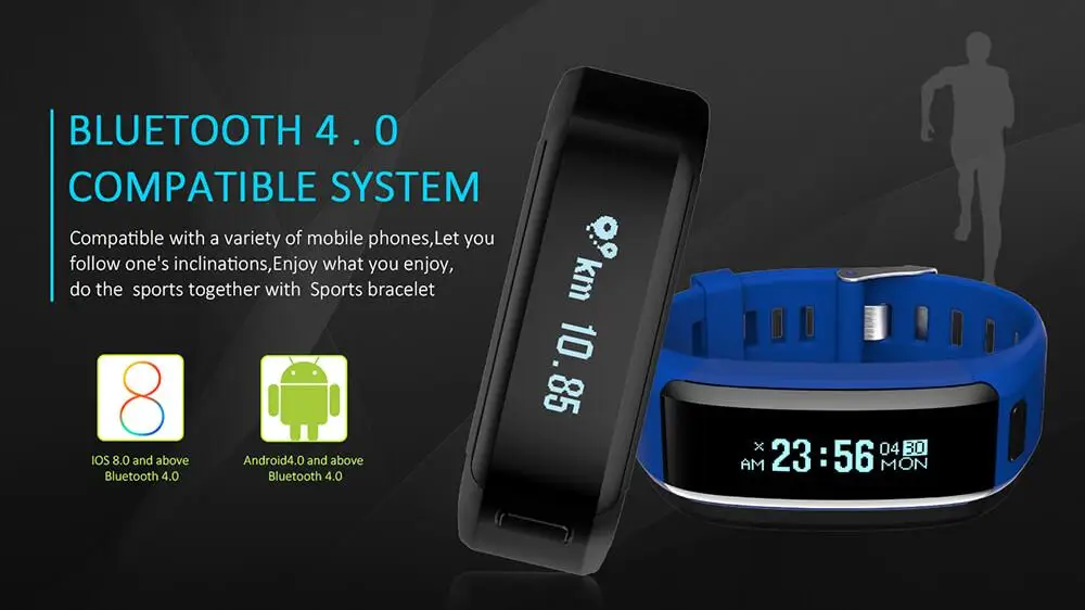 NO.1 F1 Smart band PK XIAOMI MI BAND 2 (20)