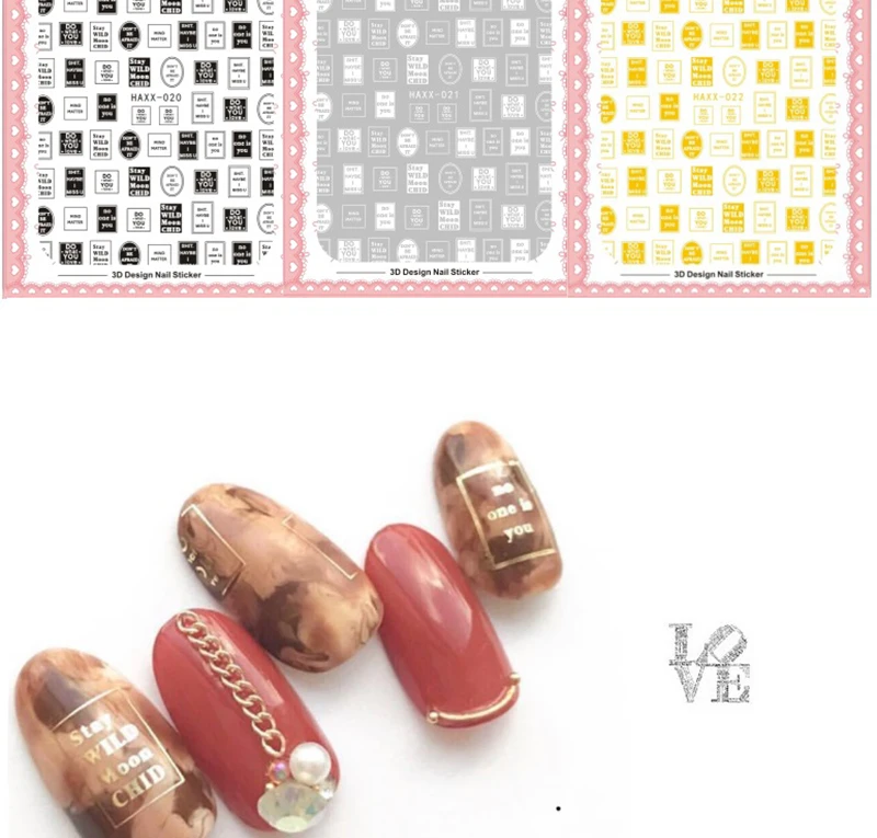 Наклейка для ногтей, японская серия, наклейки, логотип, символ, дизайн ногтей, декоративные советы, дизайн, задний клей, фирменная наклейка для дизайна ногтей s