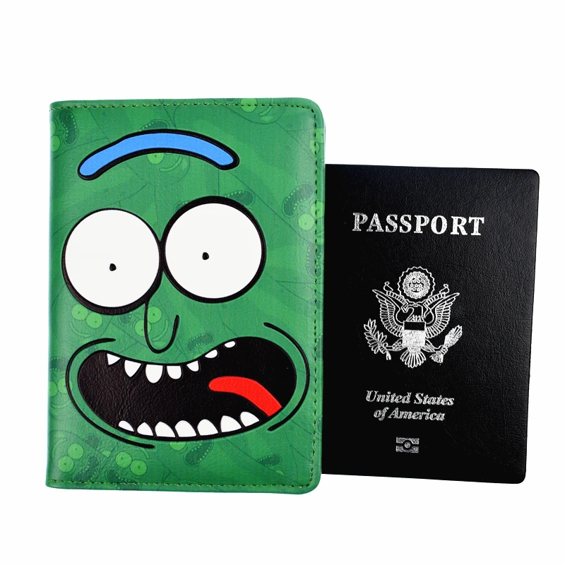 New Arrival Travel Passport Cover Rick And Morty