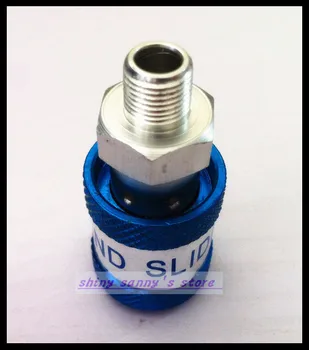 

1Pcs HSV-08 1/4" BSPT Thread Pneumatic Flow Control Manual Slide Valve