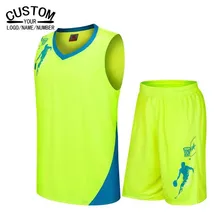 Новинка года, Детские баскетбольные майки, комплекты униформы, детская спортивная одежда, дышащие Молодежные баскетбольные майки, шорты с принтом «сделай сам»