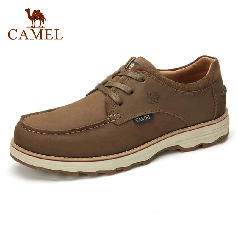 Goede KAMEEL Comfortabele Casual Schoenen Matte Lederen Mannen Schoenen anti man slijtvaste Tooling Schoenen Mode Mocassins Homens