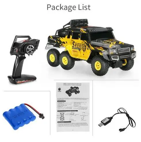 Wltoys 18629 RC Автомобиль 2 4G 4CH Rock Crawlers RTR вождение автомобиля три мотора привод Bigfoot