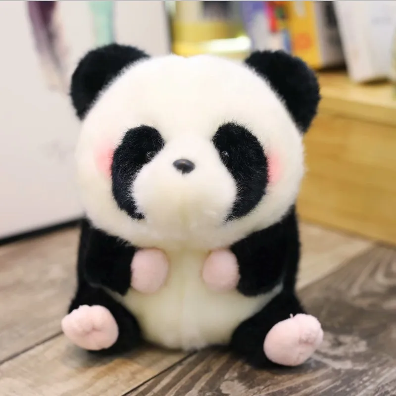 Милый толстый кролик тюлень Пингвин хомяк панда плюшевые игрушки мягкие животные милые детские игрушки подарок на день рождения - Цвет: panda