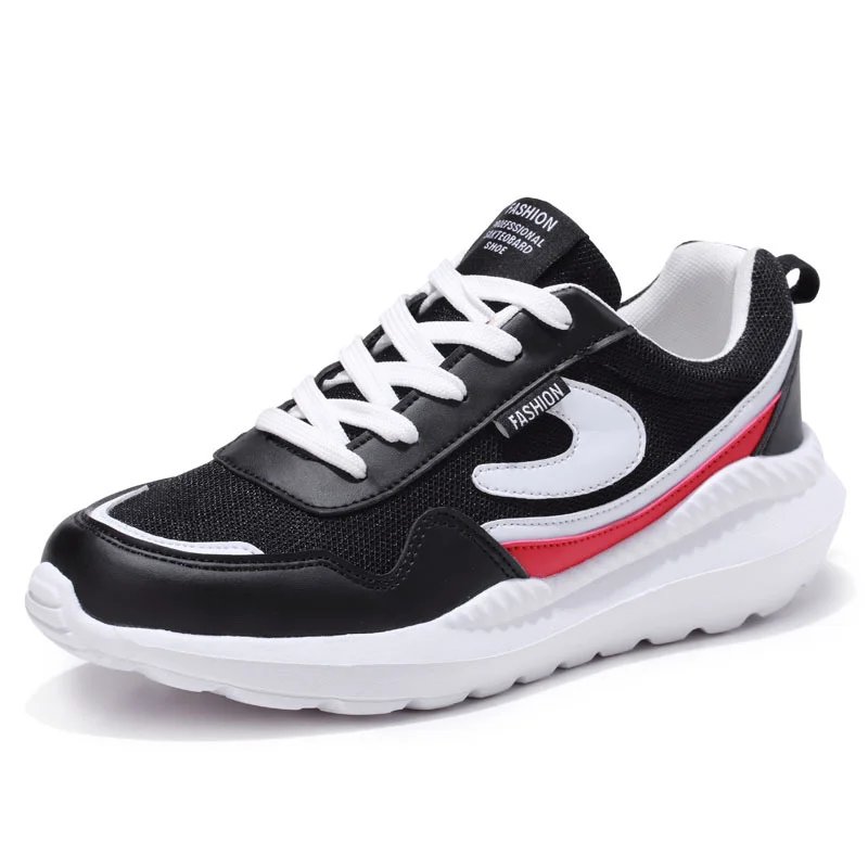 

Kezrea 2018 Zapatillas Hombre Deportiva Outdoor Flat Sneakers Sport Shoes Men High Top Running Shoes For Men Lace-Up Walking Men