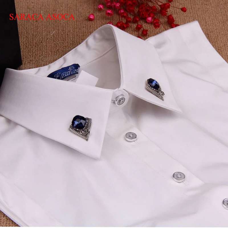 Wholesale Fashion Adjustable Band Detachable Collar Women Removd Diamond False Collars A61 8004