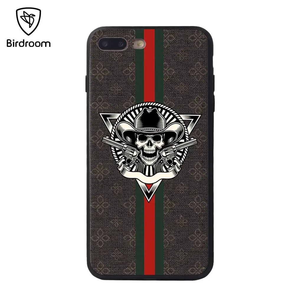 Birdroom Case For iPhone 8 7 6 6S Plus Soft TPU Funda Retro 3D Relief Panting Coque X 10 Fundas Cover (No Lanyard) |