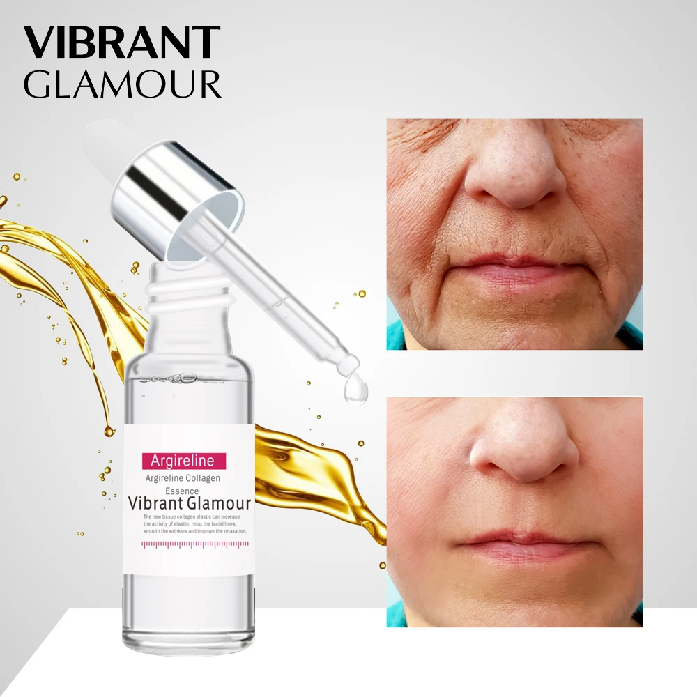 

VIBRANT GLAMOUR Collagen Peptides Serum Anti-Aging Wrinkles Lifting Firming Whitening Moisturizing Argireline Facial Skin Care