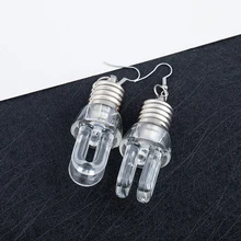 1 пара светодиодный светильник, Модный Красочный светильник, серьги-гвоздики, аксессуары для танцевальной вечеринки, товары для женщин