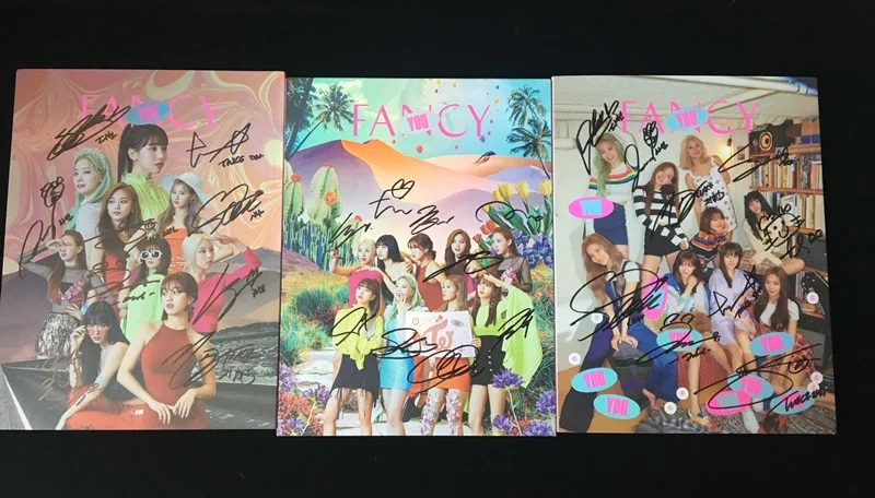 Hand Signed Twice Autographed Fancy You Mini7th Album Cd Signed Poster Photo Photo Albums Aliexpress