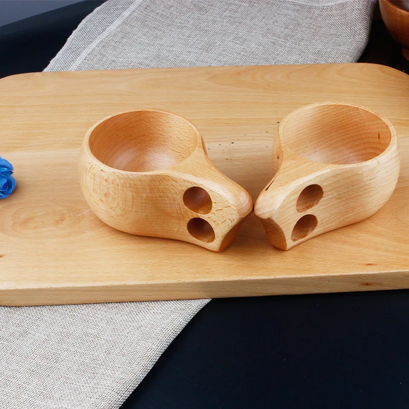 Free Shipping The Simple Original Nordic Finland Double Handle Hole Cup