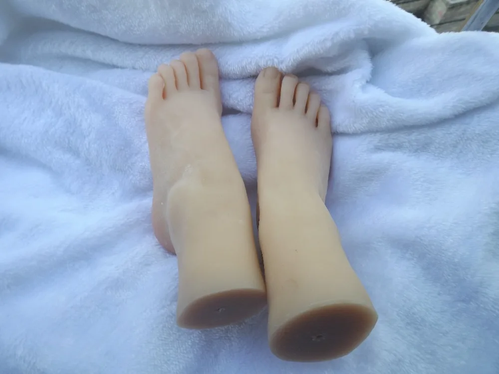 Newly solid silicone feet model font b sex b font products real font b doll b