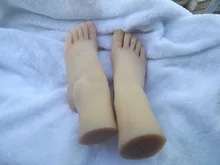 Newly solid silicone feet model sex products real doll man foot fetish toys free shipping