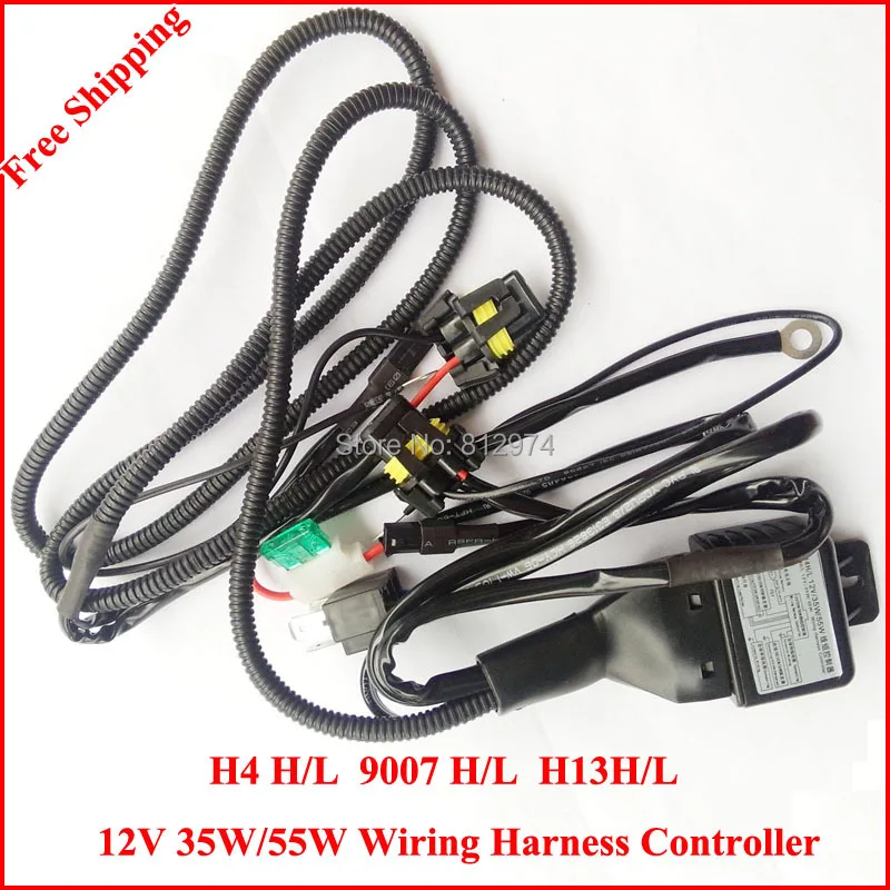 Free shipping hid xenon headlight h hi lo