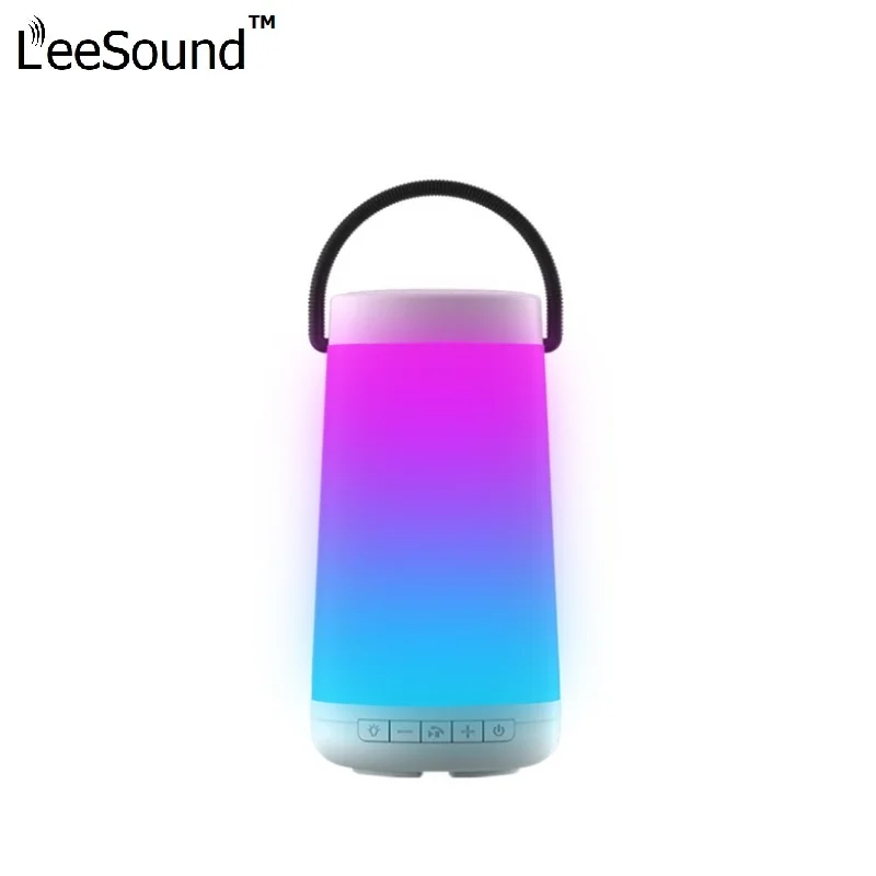 

LeeSound Pulse 3D Wireless Bluetooth Speaker with Stereo Colorful LED Light AUX TF Card Playbacks Microphone for jbl iphone