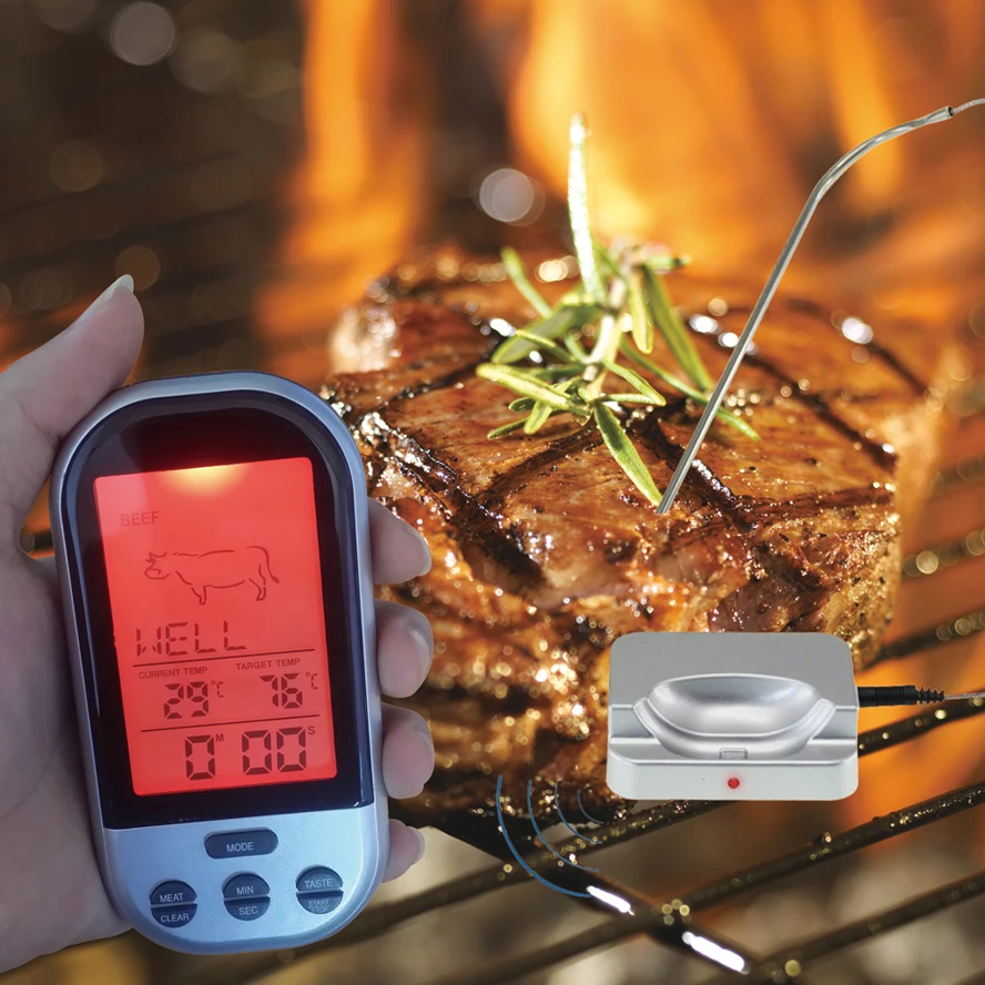 Buy Wireless Remote Digital Kitchen Thermometer&Timer