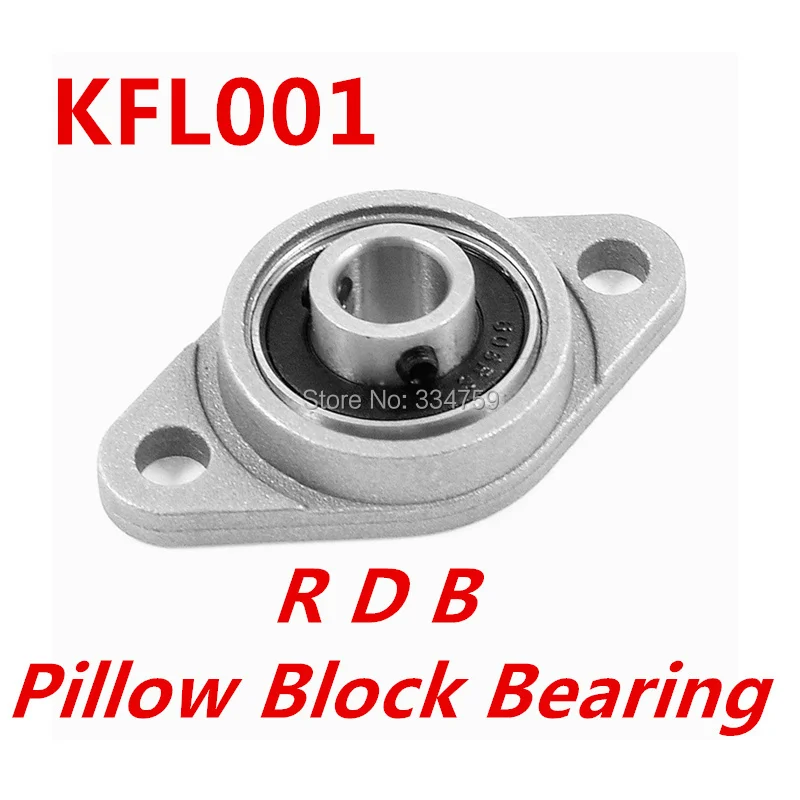 

1pcs 12 mm bearing Zinc Alloy Miniature Bearings pedestal KFL001 UCFL001 FL001 flange bearings diy cnc parts